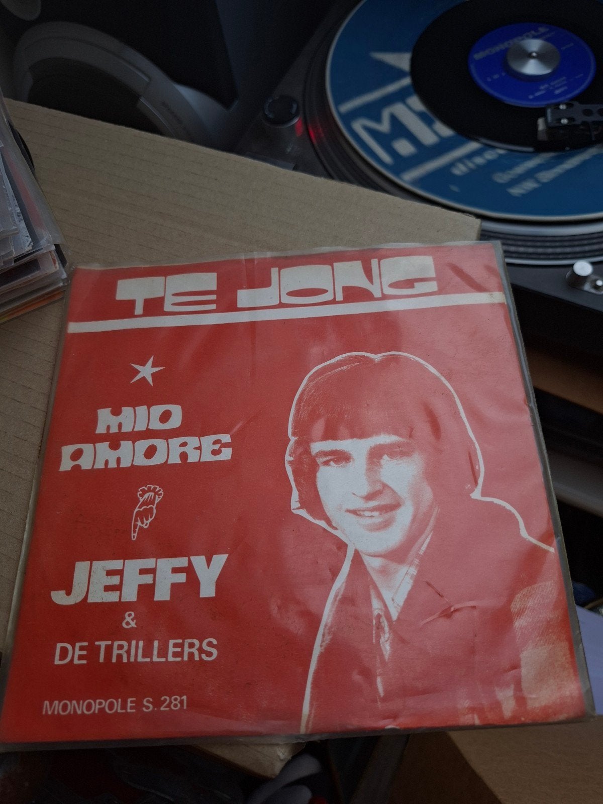 jeffy en de trillers  mio amore, Cd's en Dvd's, Ophalen of Verzenden, Zo goed als nieuw, Overige formaten, Levenslied of Smartlap