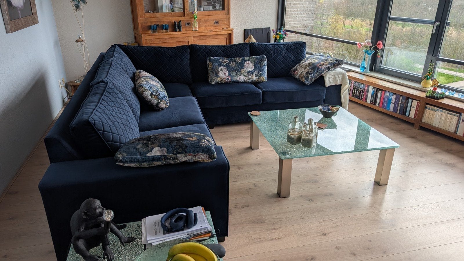 Zo goed als nieuwe bank - UrbanSofa Firenca hoekbank, Ophalen, Zo goed als nieuw, Hoekbank, Stof