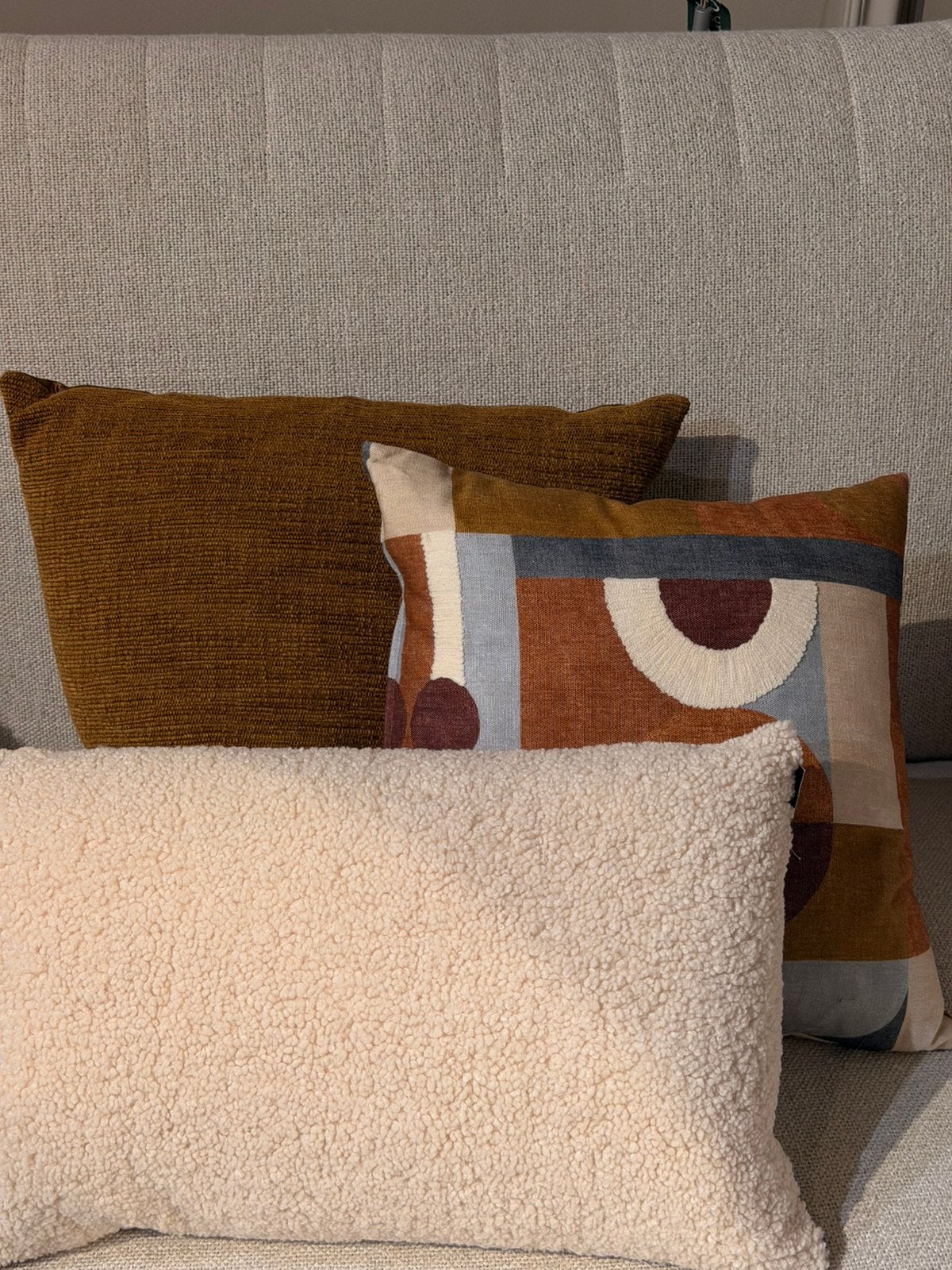 Nieuw Claudi kussens, Met print, Vierkant, Nieuw, Oranje