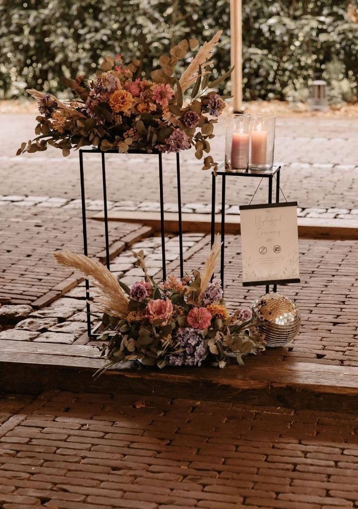 Bruiloft decoratie, Hobby en Vrije tijd, Feestartikelen, Zo goed als nieuw, Versiering, Geboorte of Huwelijk, Ophalen