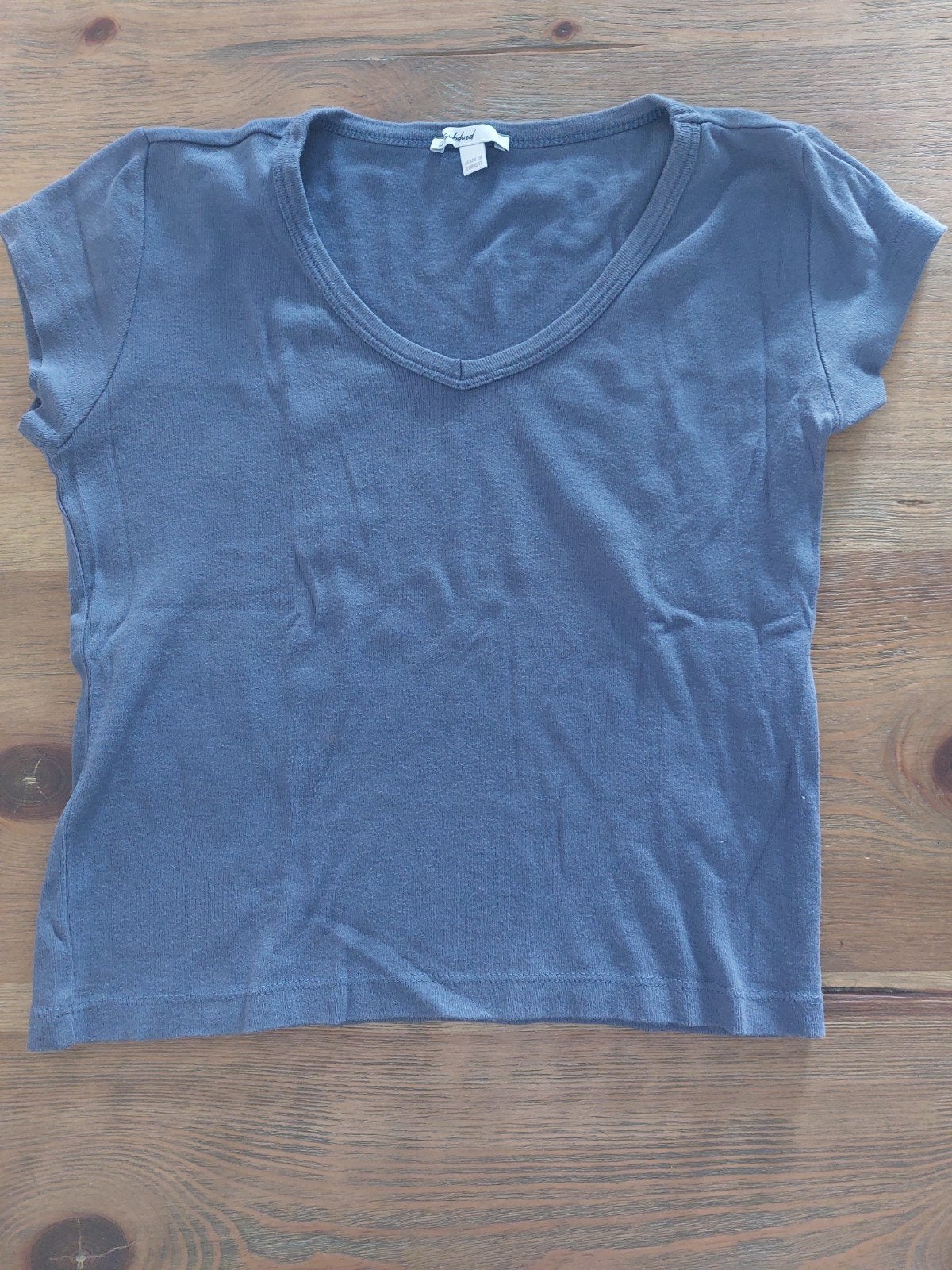 Basic shirt paars/blauw maat S, Kleding | Dames, Ophalen, Blauw, Korte mouw, Maat 36 (S)