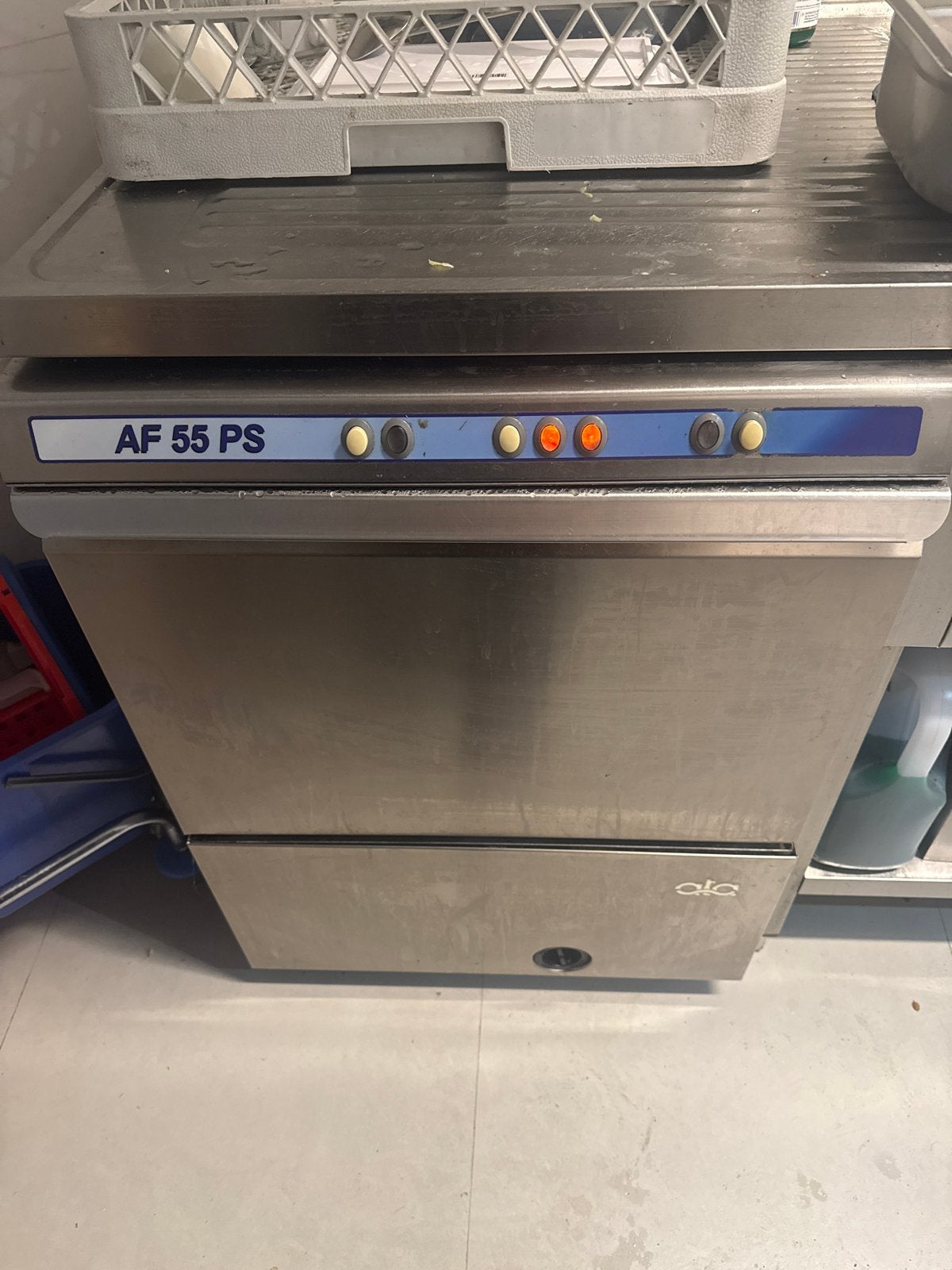 Professionele horeca vaatwasser AF 55 PS, Witgoed en Apparatuur, Vaatwasmachines, Ophalen, Gebruikt, 60 cm of meer, 85 tot 90 cm