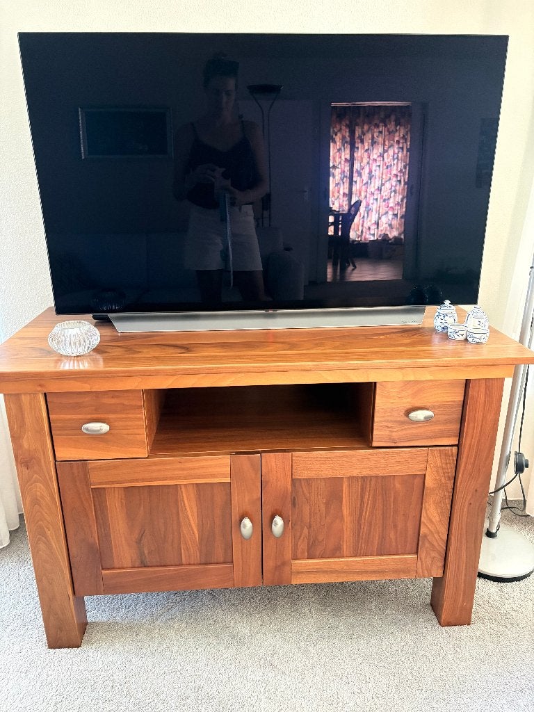 Televisiemeubel, Ophalen, 100 tot 150 cm, Zo goed als nieuw, Minder dan 100 cm