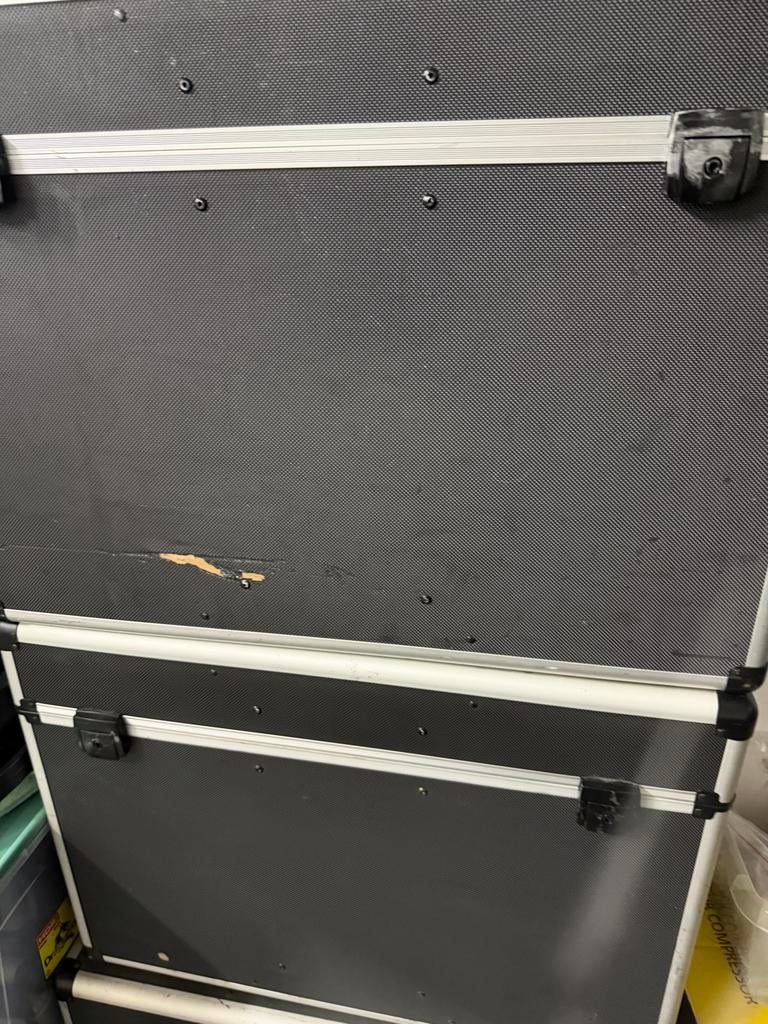4x Showtec Phantom 25 LED Spot Movingheads in Flightcase, Muziek en Instrumenten, Licht en Laser, Ophalen of Verzenden, Zo goed als nieuw
