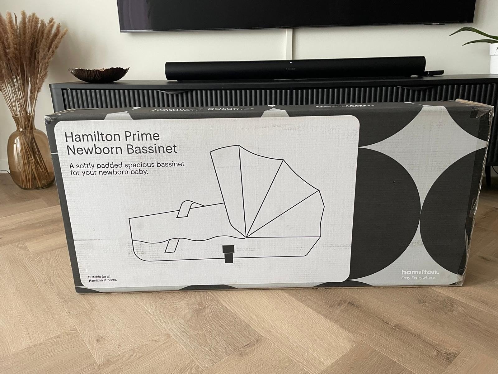 Hamilton Prime Newborn Bassinet Zwart, Ophalen, Nieuw, Wieg