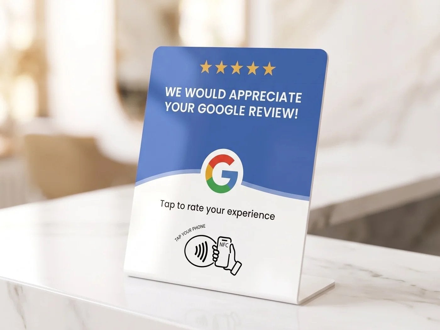 Google Review Display + Card | Bulk inkopen mogelijk, Overige soorten, Overige typen
