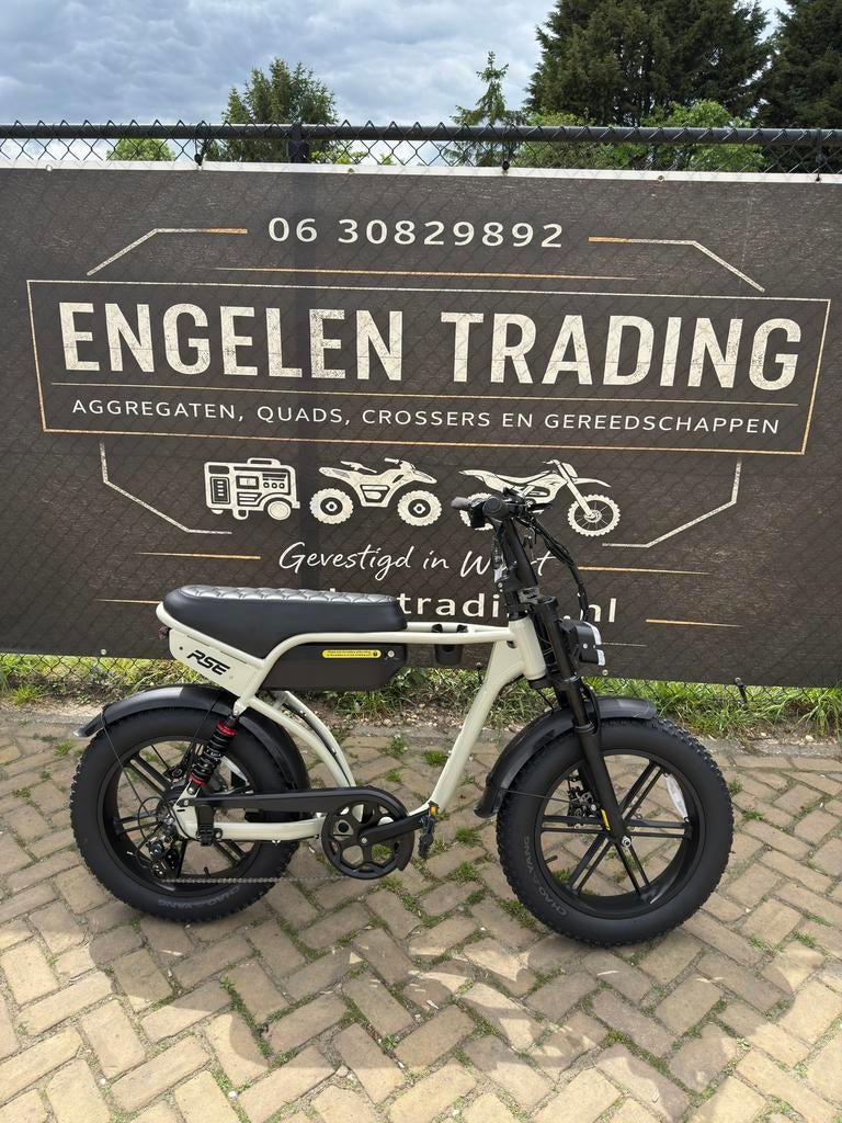 Chique fatbike RSE full option gashandel alarm nfc, Ophalen, Cruiser, Nieuw, Aluminium