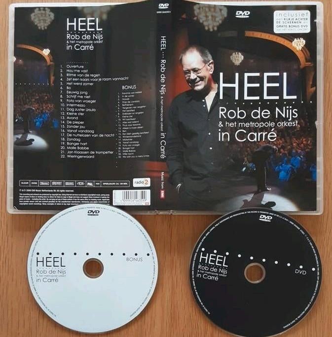 Rob de Nijs - HEEL in Carré 2 DVD & het metropole orkest, Ophalen of Verzenden