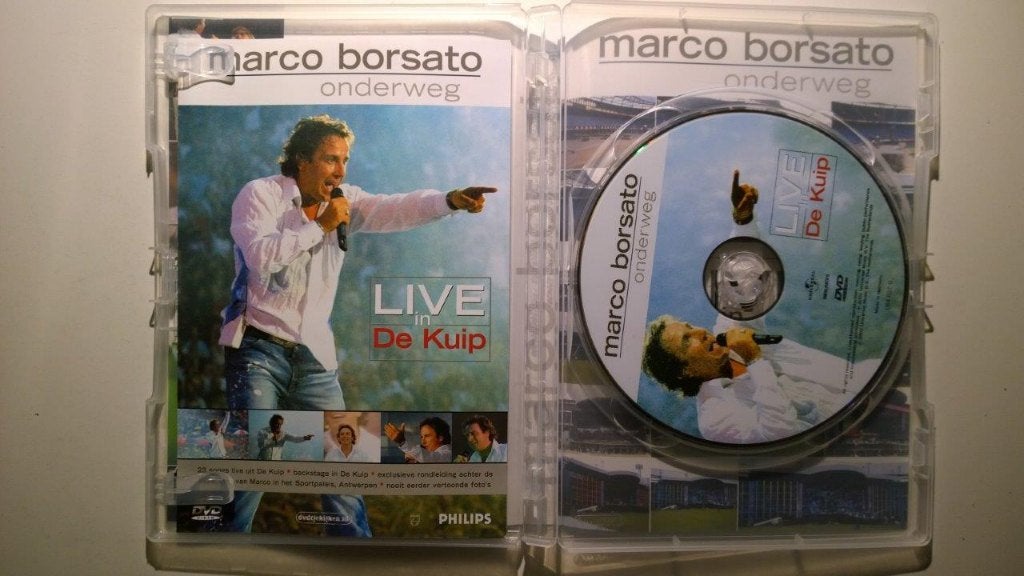 Marco Borsato - Onderweg Live In De Kuip (DVD), Cd's en Dvd's, Alle leeftijden, Ophalen of Verzenden, Zo goed als nieuw