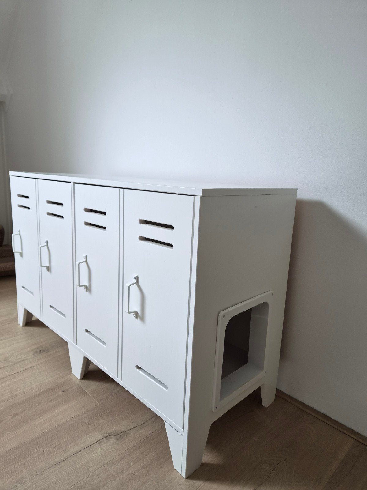 Kattenbak kast kattenbakkast Woood wit hout, Ophalen