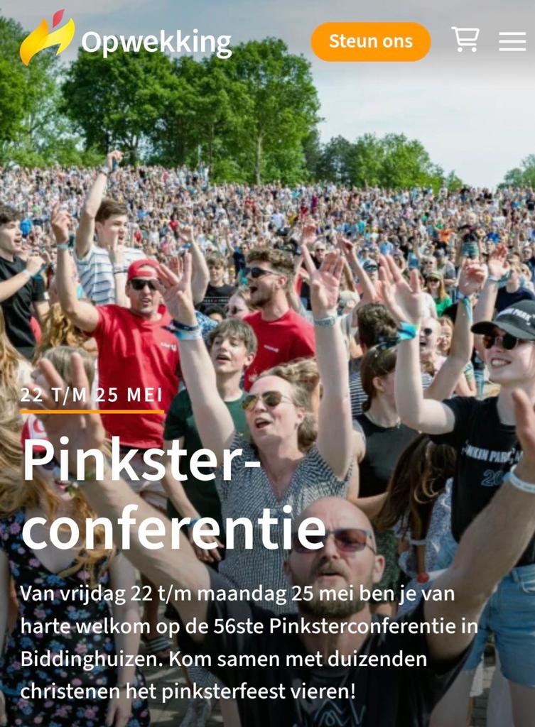 2 dagtickets + parkeerticket zondag Opwekking, Twee personen