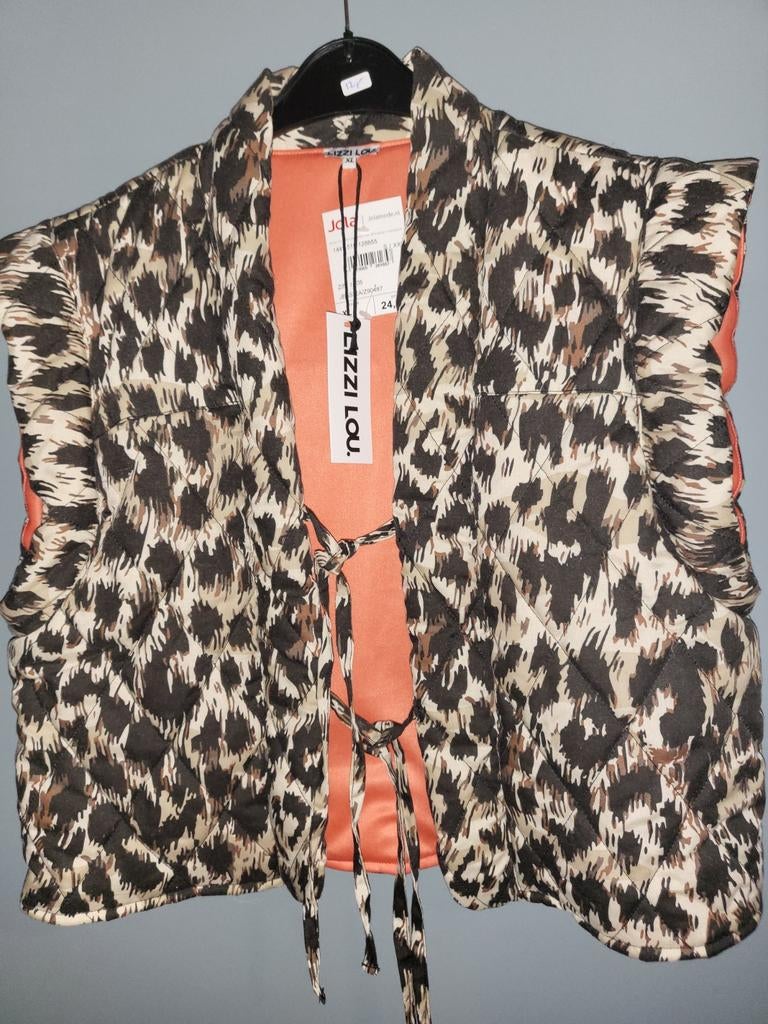 Gaaf Panter Bodywarmer Hesje met Oranje Voering - Maat XL, Ophalen of Verzenden, Nieuw, Maat 42/44 (L), Overige kleuren