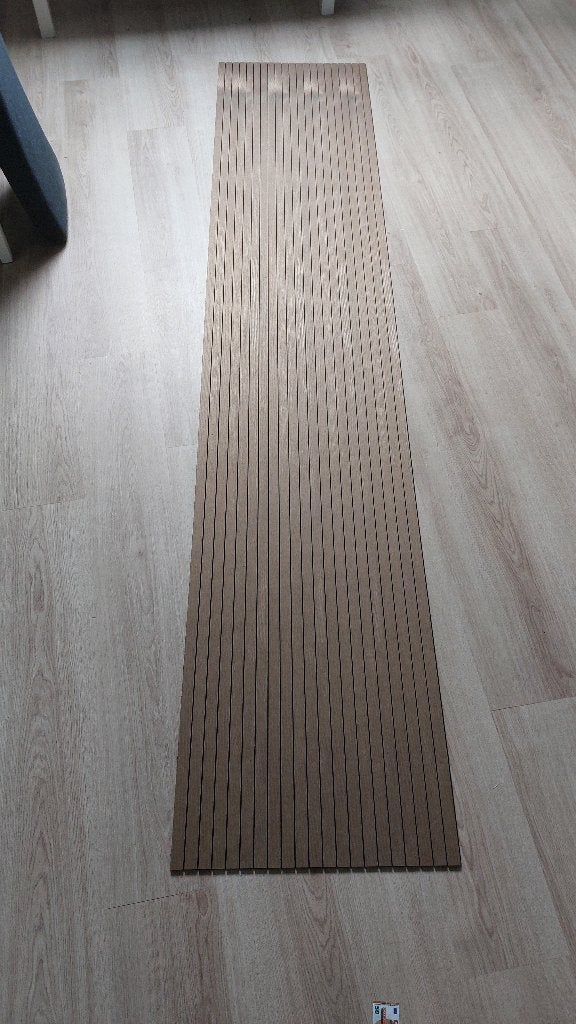 Lattenwand (flexibel) geolied eiken en licht eiken, Hout, Nieuw, Wandbord of Wandpaneel, Ophalen