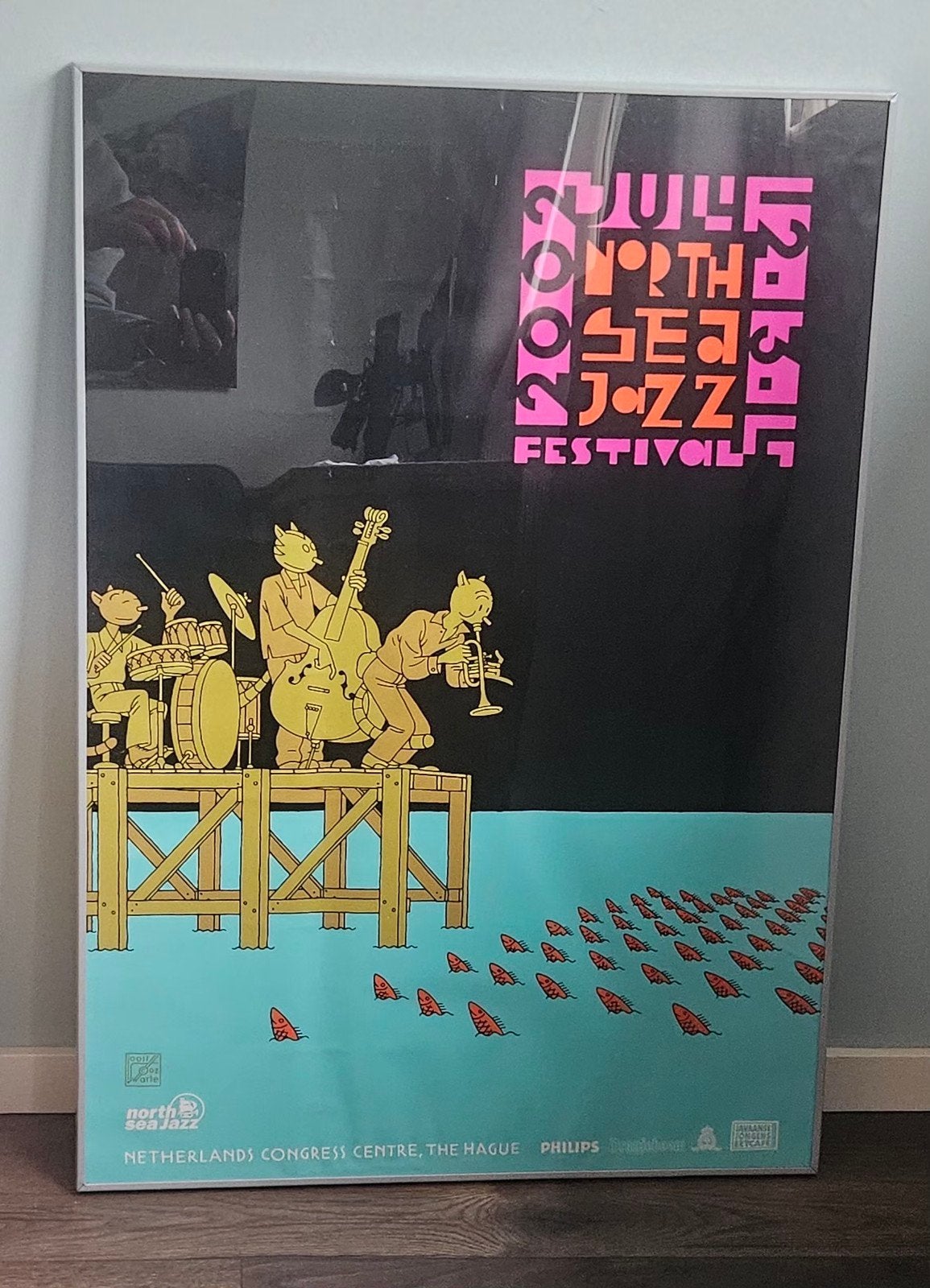 North Sea Jazz Festival Posters (2002 & 2014), Ophalen, Met lijst, A1 t/m A3, Muziek