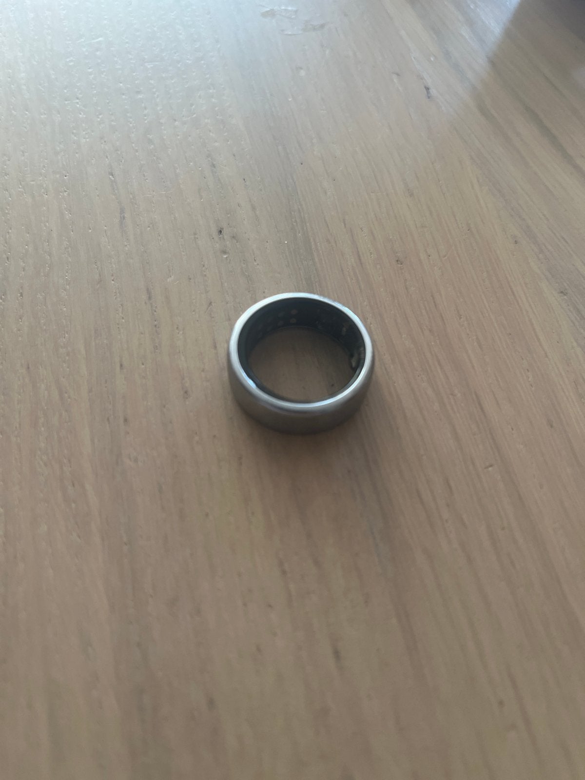 Oura Ring Gen 3 - Maat 9 - Zo goed als nieuw, Ophalen of Verzenden, Gebruikt, Zilver, IOS