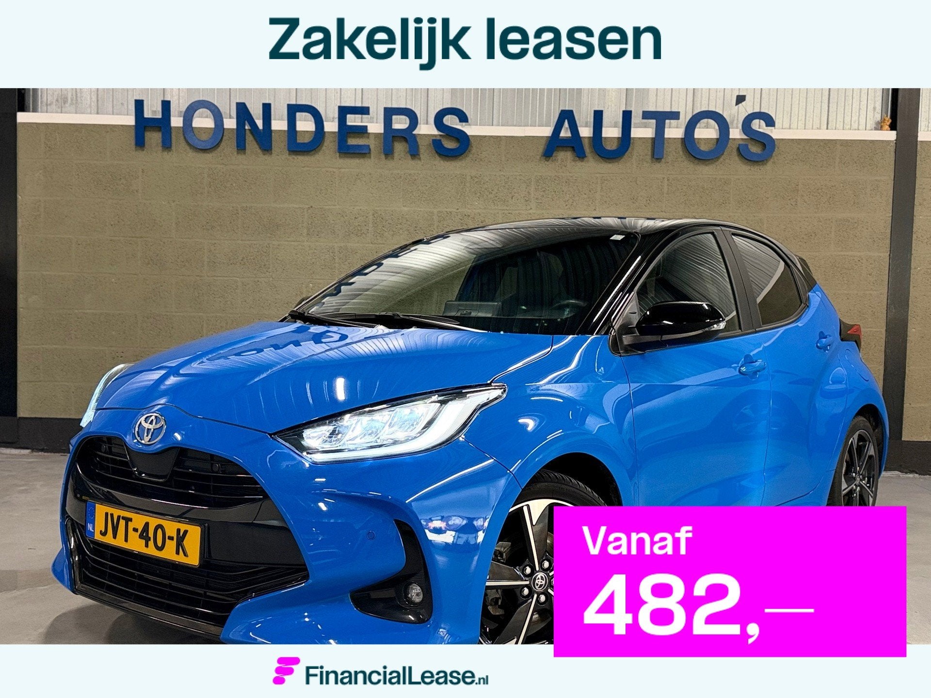 Toyota Yaris 1.5 Hybrid 130 Launch Edition I PANO I HEAD-UP, Gebruikt, Blauw, 450 kg, 1490 cc