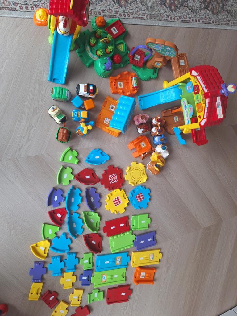 Grote set VTech Toet Toet Auto's en Zoef Zoef Dieren, Ophalen, Gebruikt, Jongen of Meisje