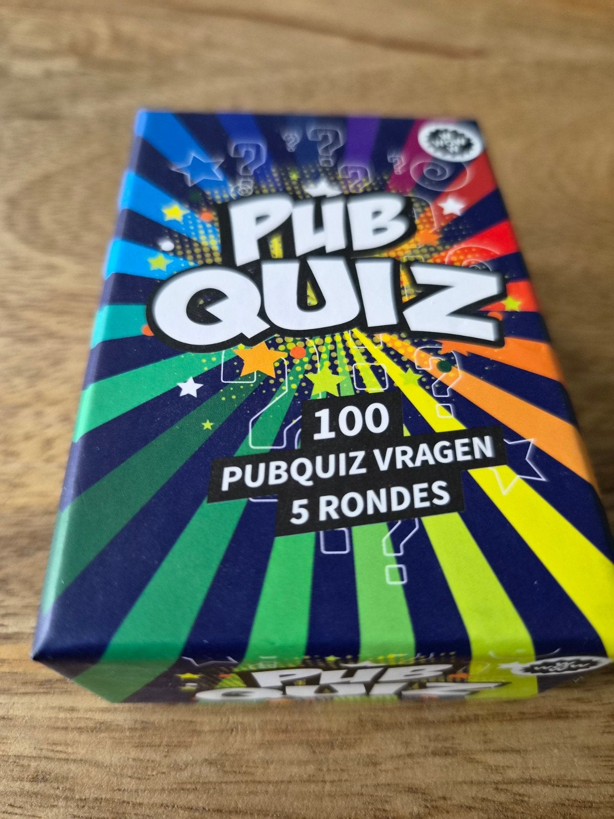 Pubquiz met 100 vragen in 5 rondes - Diverse Categorieën, Vijf spelers of meer, Ophalen, Nieuw, Wajow