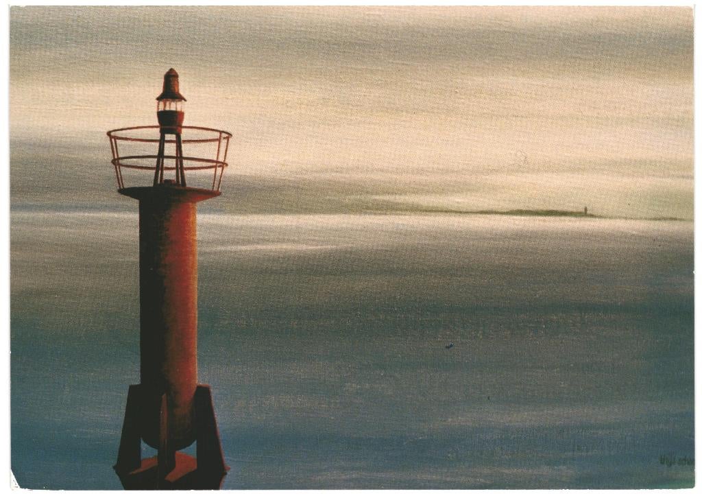 991463 Terschelling 80+ _Gelopen met mooie zegel, Ophalen of Verzenden, 1980 tot heden, Gelopen, Waddeneilanden