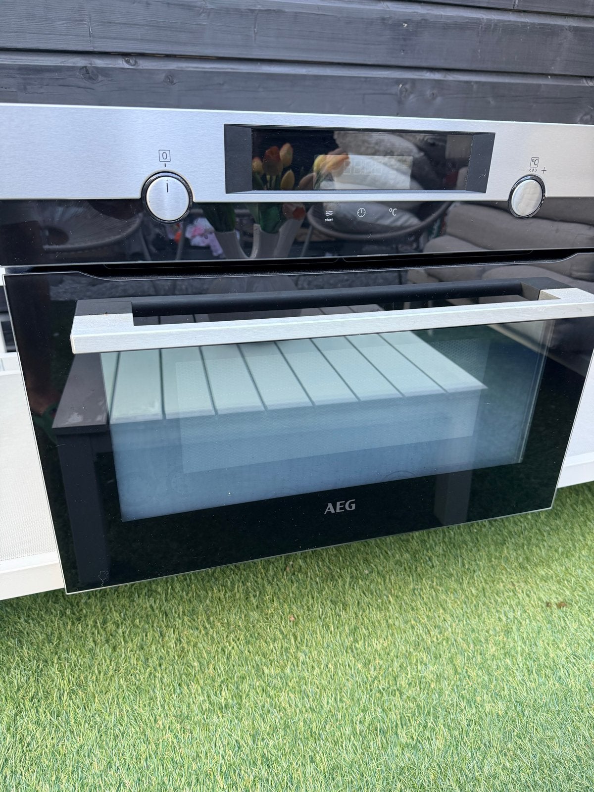 AEG Inbouw Combi magnetron, Witgoed en Apparatuur, Gebruikt, Oven, AEG, Ophalen of Verzenden