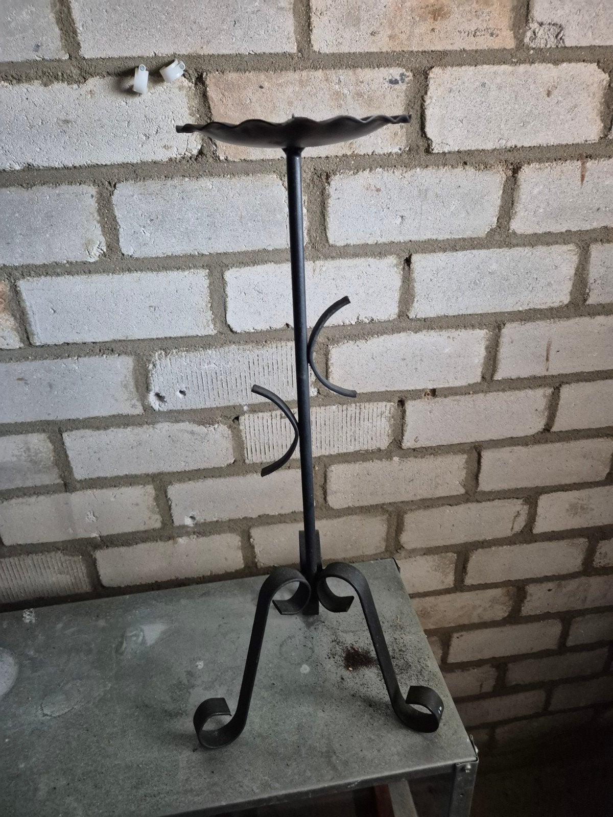Metalen Vogelbad of Voederstandaard, Ophalen of Verzenden