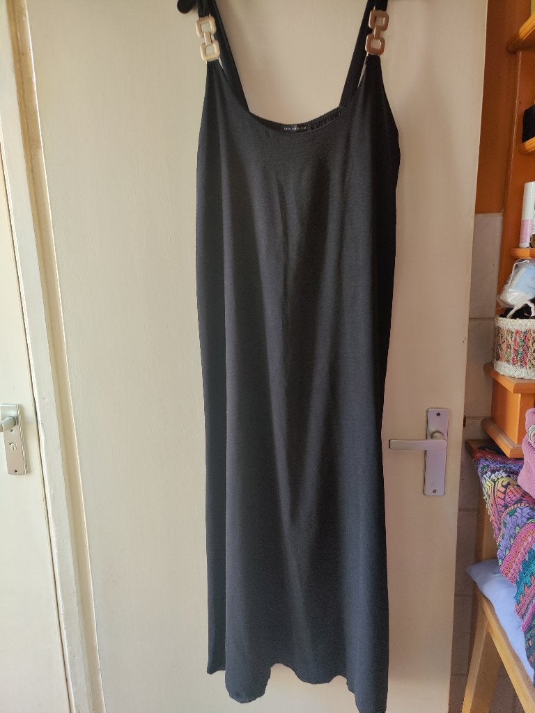 new collection grote maat nieuwe jurk maat 48 veel stretch, Kleding | Dames, Verzenden, Nieuw, Zwart, Jurk