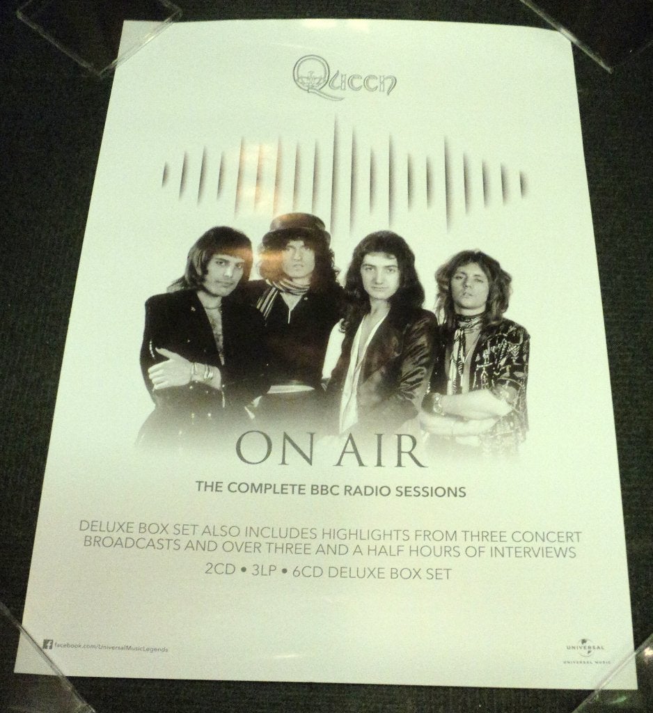 Queen PROMO POSTER Queen On Air Freddie Mercury, Verzenden, Nieuw, NvT, Queen