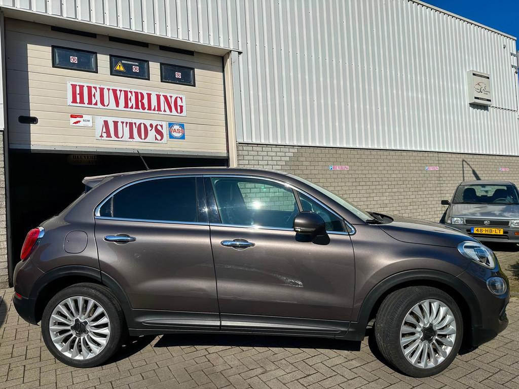 Fiat 500 X 1.4 Turbo MultiAir Lounge | Cruise | Clima | PDC, Auto's, Fiat, Voorwielaandrijving, Gebruikt, 4 cilinders, Bruin
