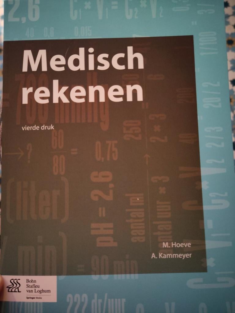 Medisch rekenen, Overige wetenschappen, Ophalen of Verzenden, Zo goed als nieuw, M. Hoeve; A. Kammeyer