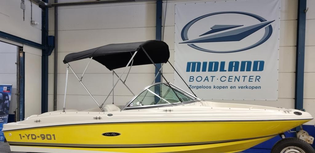 Sea Ray 175 Sport met trailer (bj 2006), Gebruikt, Polyester, Benzine, 120 tot 200 pk