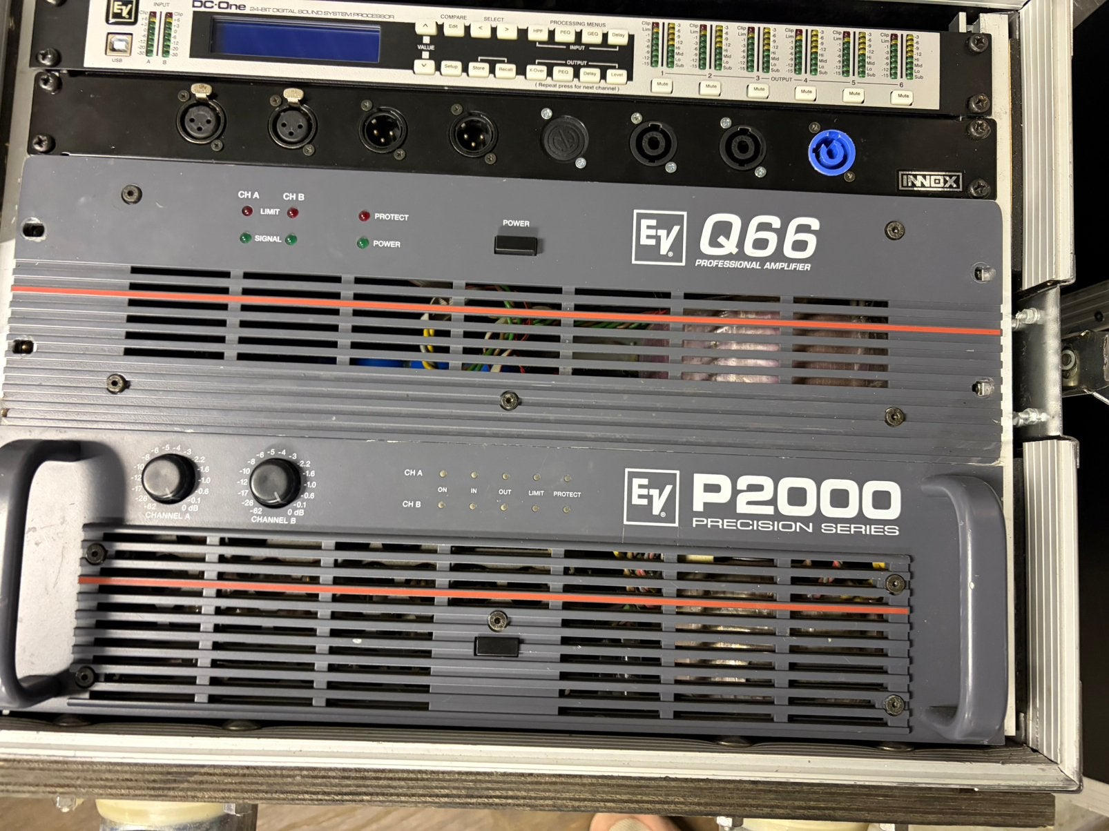 Electro Voice Q66, Ophalen of Verzenden, Gebruikt, 1000 watt of meer, P.A.
