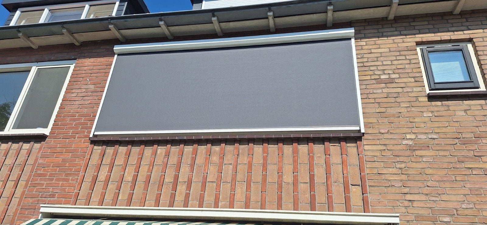 Zonnescreen/ luik draadloos, Tuin en Terras, 150 tot 300 cm, Ophalen, Elektrisch