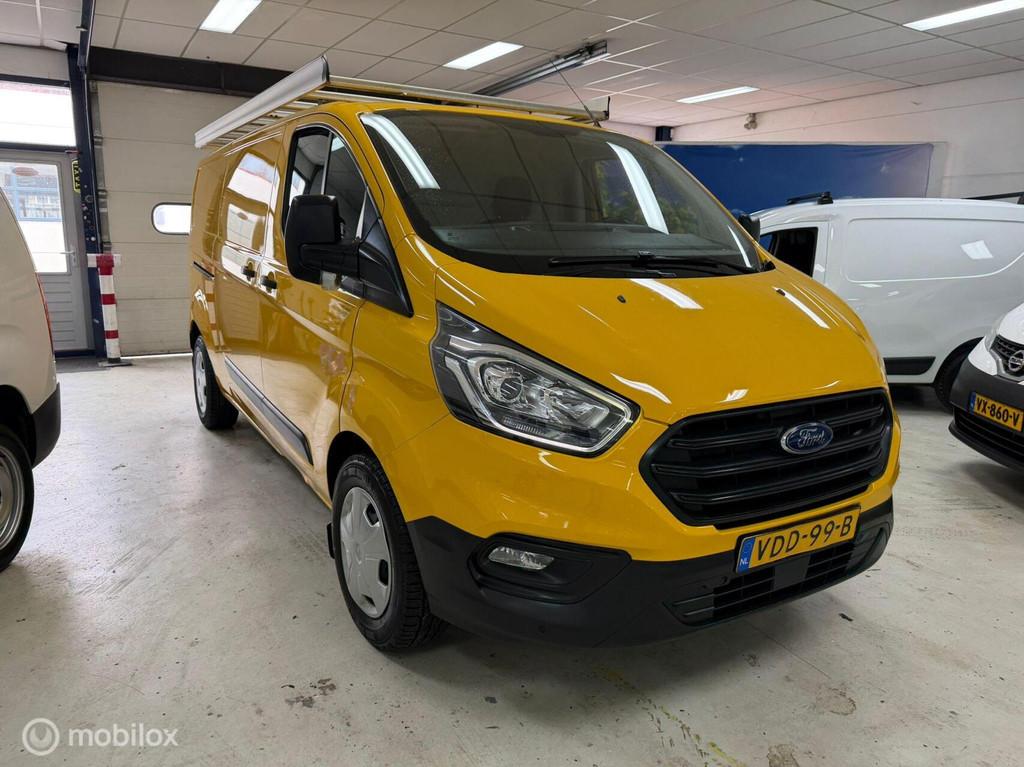 Ford Transit Custom 270 2.0 TDCI L2H1 Airco cruise, Auto's, Euro 6, 4 cilinders, 2800 kg, Bedrijf