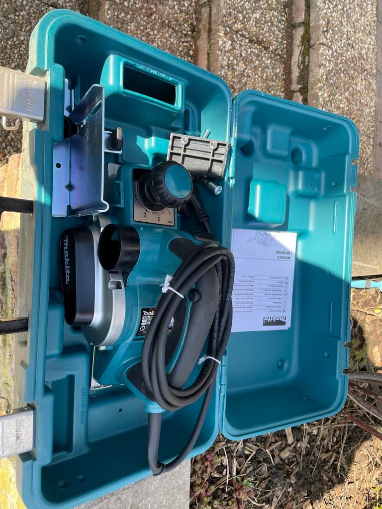 Makita KP0810K Elektrische Schaaf in Koffer, Ophalen of Verzenden, Nieuw, Elektrisch, Overige soorten