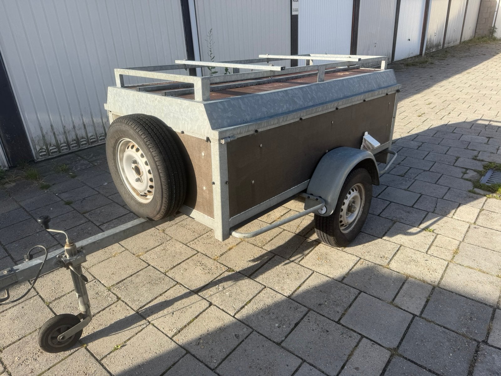 Powertrailer bagagewagen 200x100cm 750kg, Auto diversen, Ophalen, Gebruikt