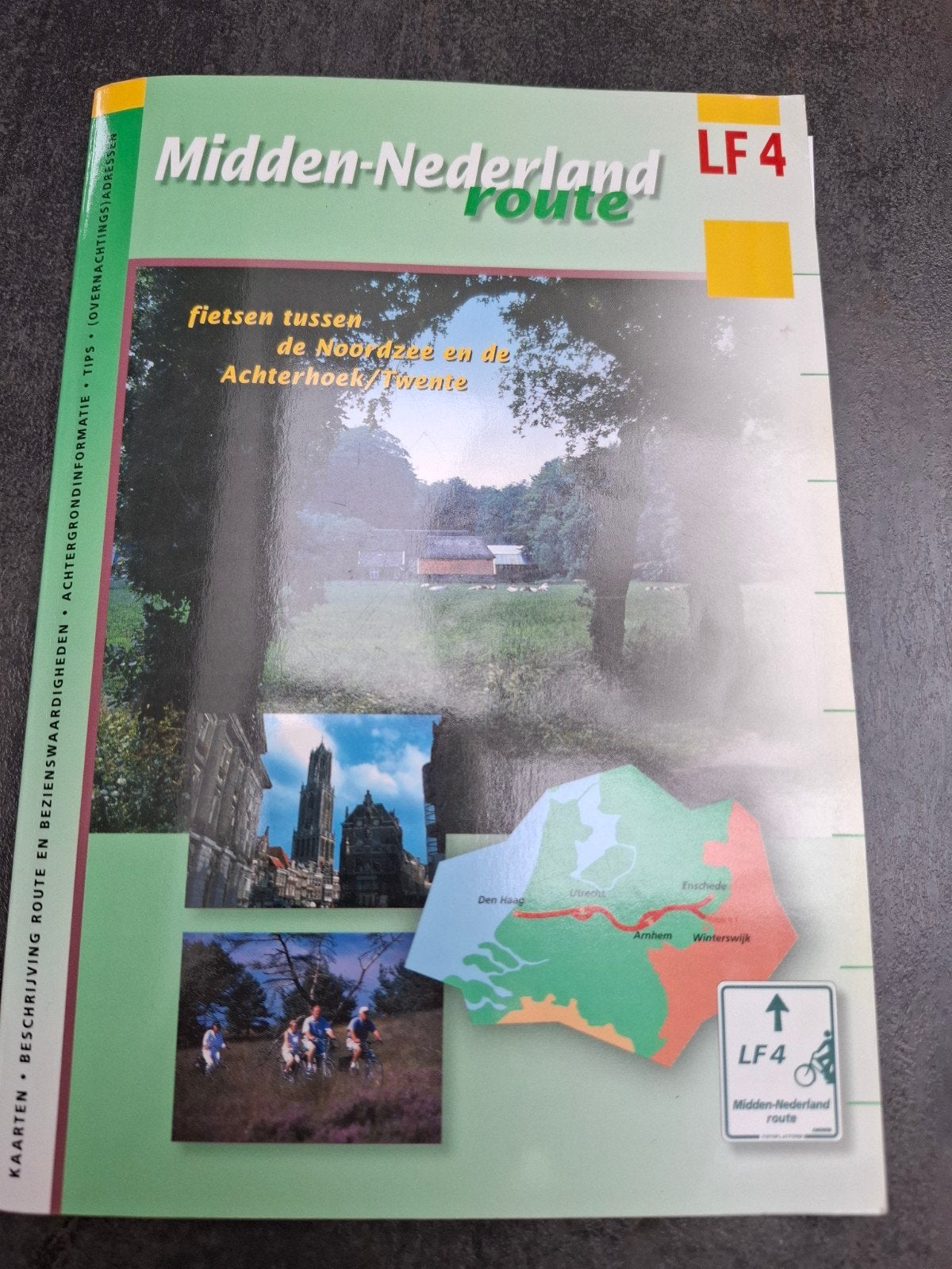 Midden-Nederlandroute LF4 fietsroute, Overige merken, Fiets- of Wandelgids, Europa, Ophalen of Verzenden