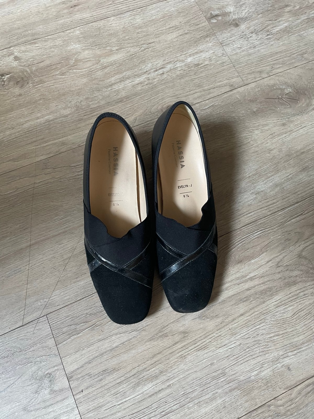 Hassia Evelyn-J Zwarte Pumps Maat 6.5 (39.5), Ophalen of Verzenden, Gedragen, Zwart, Pumps