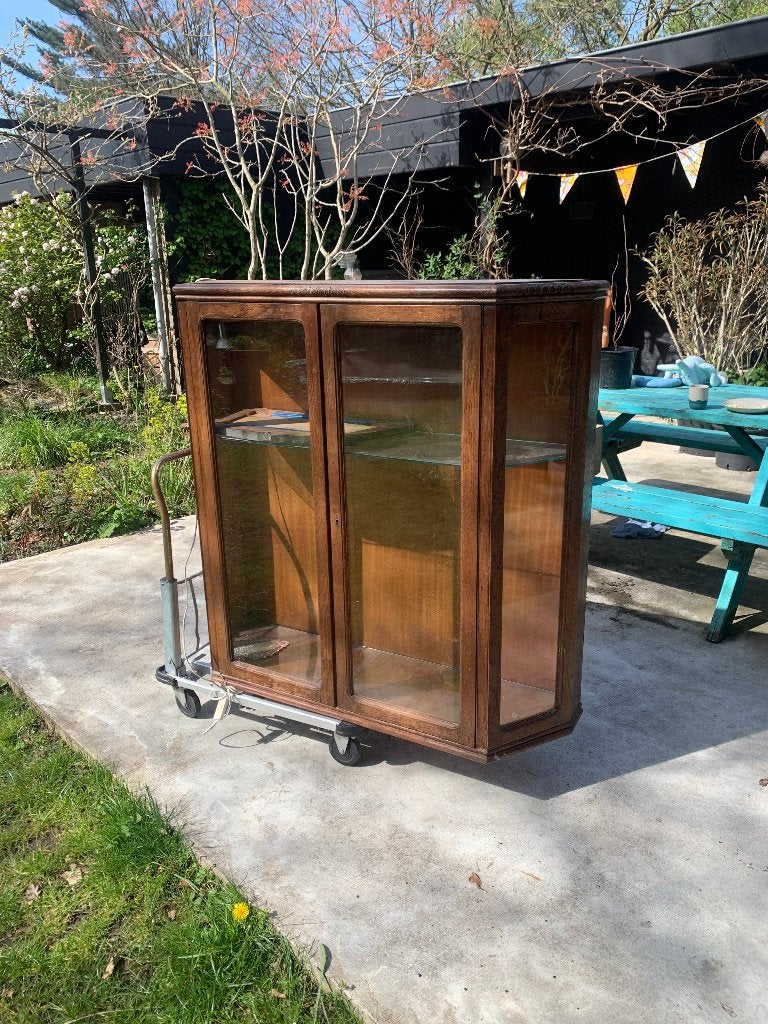 vitrinekast, Ophalen, Gebruikt, 100 tot 150 cm, 50 tot 100 cm