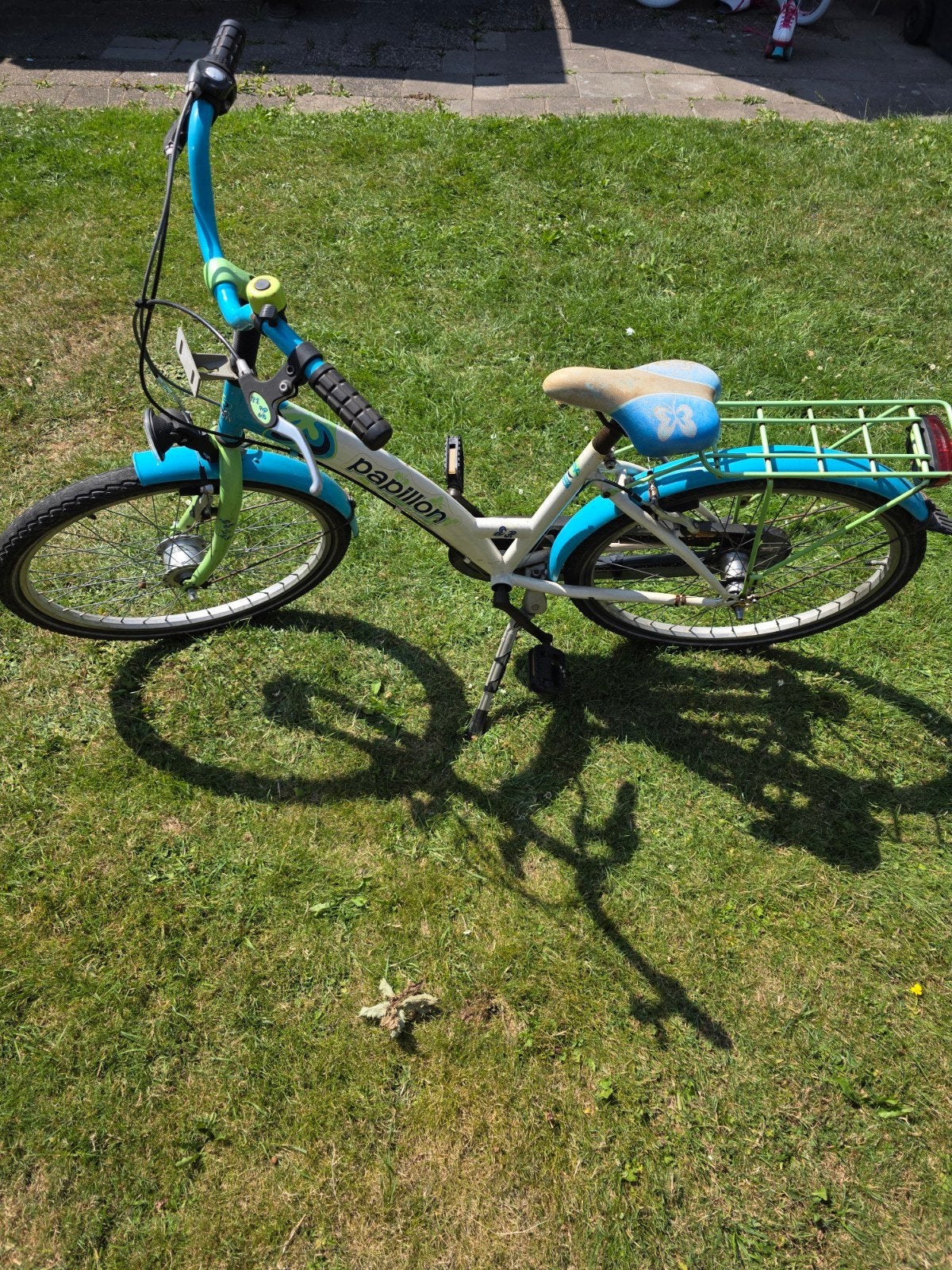Papillon kinderfiets 20 inch - Zo goed als nieuw, 20 inch of meer, Velgrem, Papillon, Ophalen of Verzenden