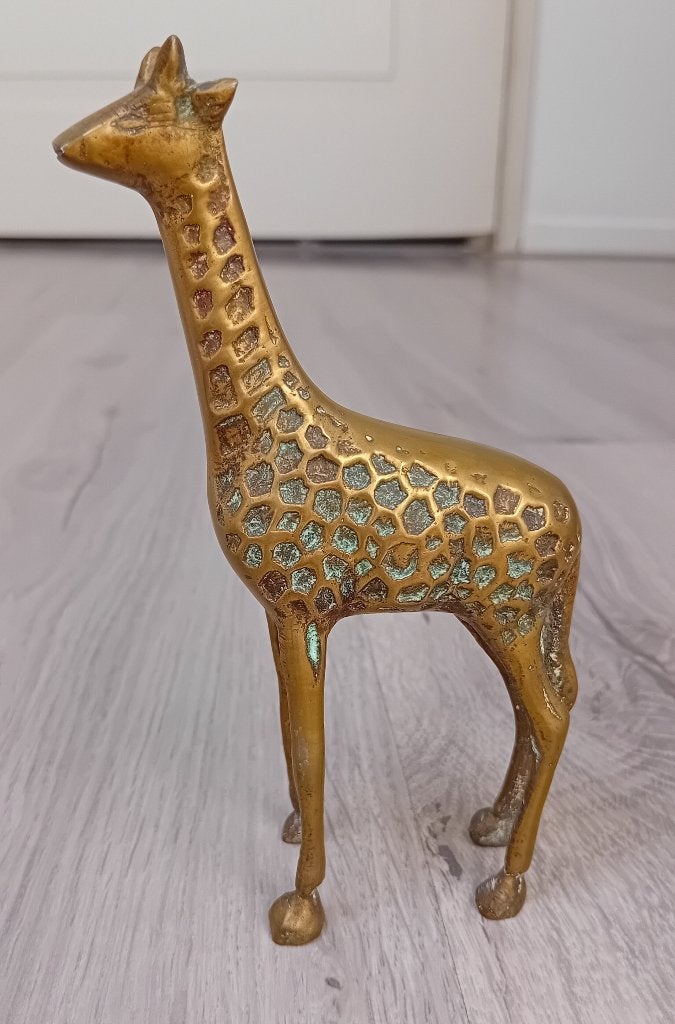 vintage messing giraffe, Ophalen of Verzenden