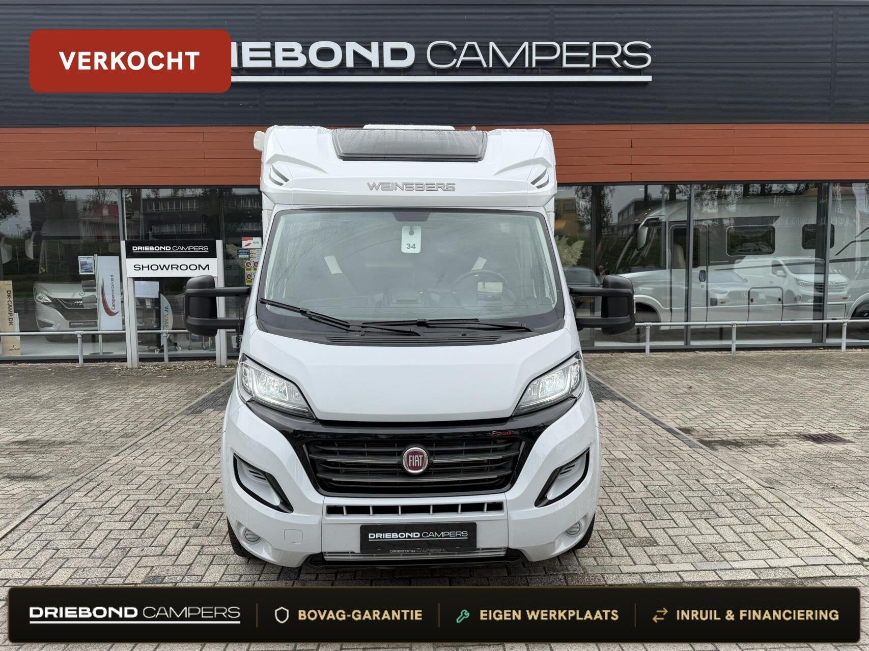 Weinsberg 650MF IC-Line Edition 9T-Automaat Fransbed Hefbed, Caravans en Kamperen, Automaat, Weinsberg, 6 tot 7 meter, Bedrijf