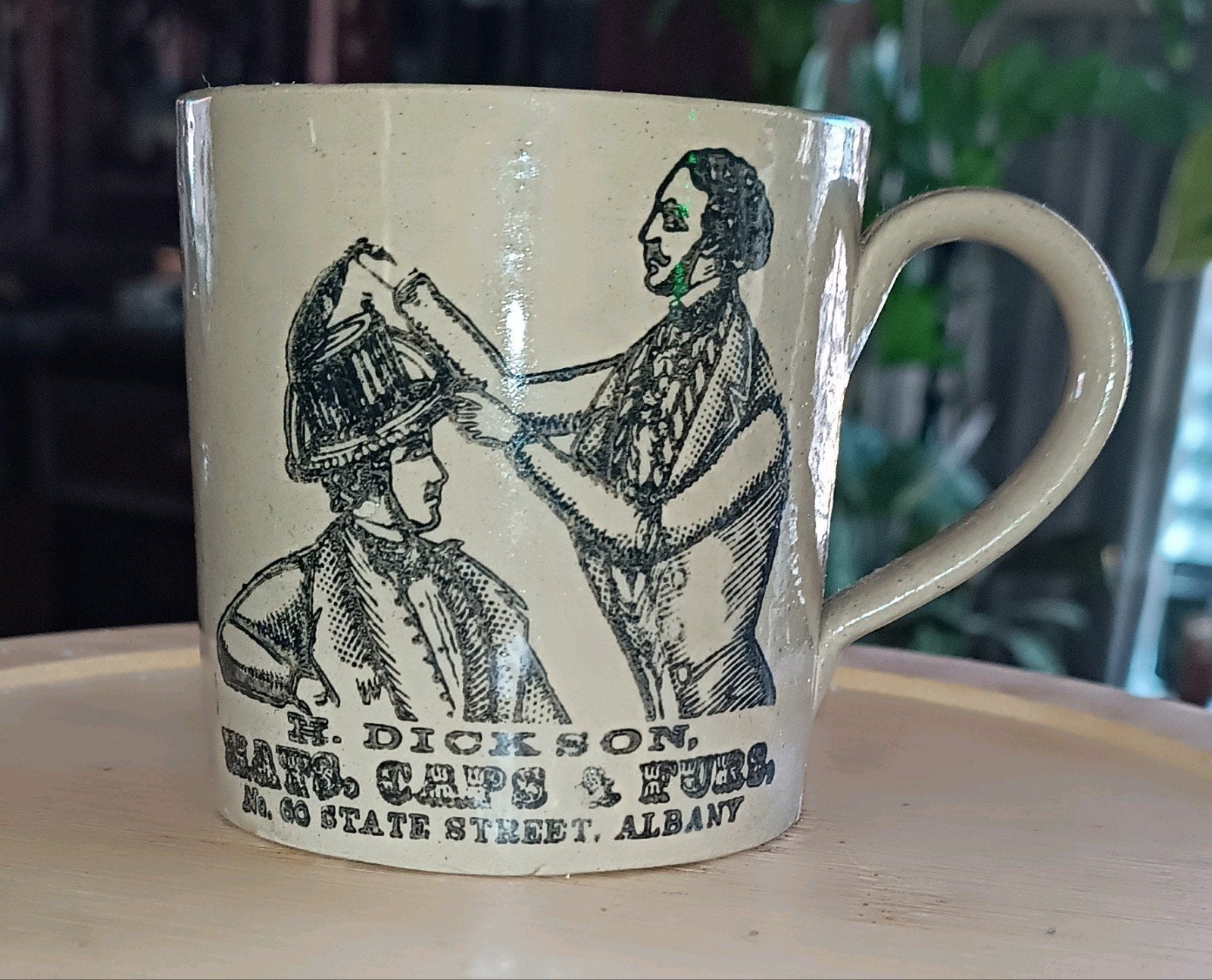Vintage Stoneware Mok - Pearsons of Chesterfield (Engeland), Ophalen of Verzenden