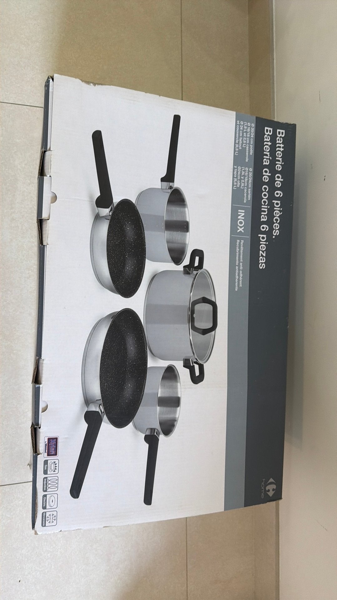 Pannenset nieuw, Ophalen, Nieuw, Rvs, Pannenset