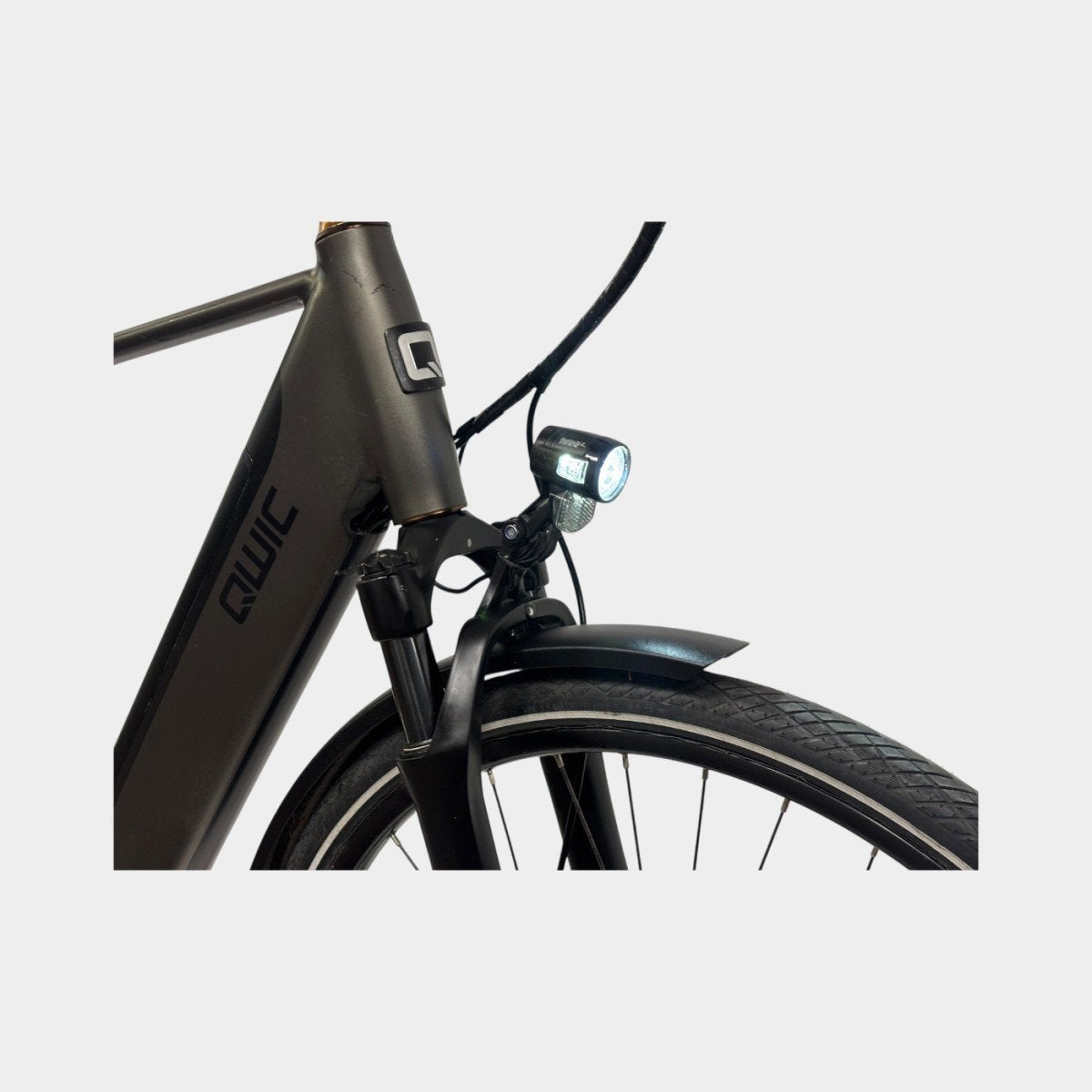 Qwic Premium i MN7.2 Heren Jet Black 54cm L, Ophalen, Qwic, Gebruikt, -