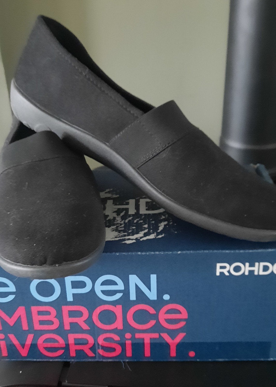 Zwarte Rohde pantoffels 41, Zwart, Ophalen of Verzenden, Pantoffels of Sloffen, Rohde