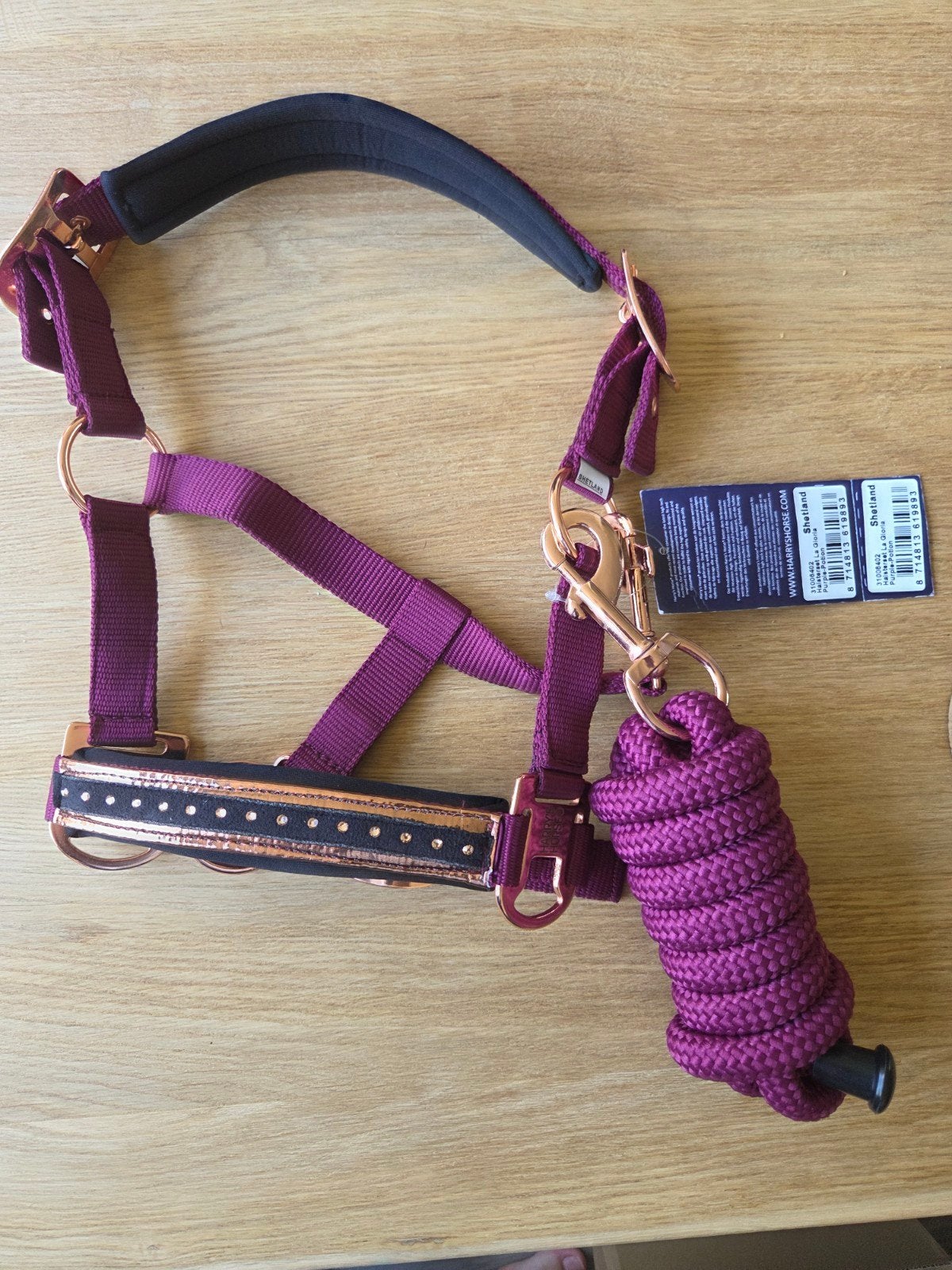 Nieuw halster+touw maat Shetland, Shetlander, Harry's Horse, Nieuw, Ophalen of Verzenden