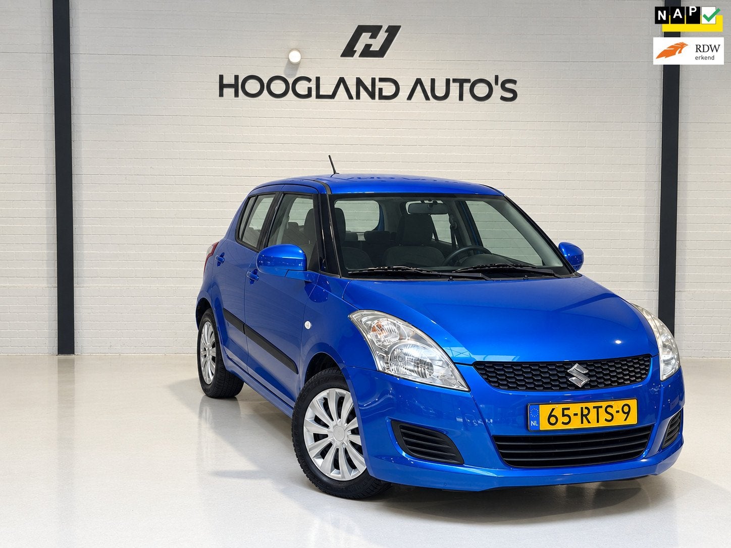 Suzuki Swift 1.2 Comfort 2011 Automaat ORIGINEEL NL NAP, Auto's, Stof, 4 cilinders, 965 kg, Blauw