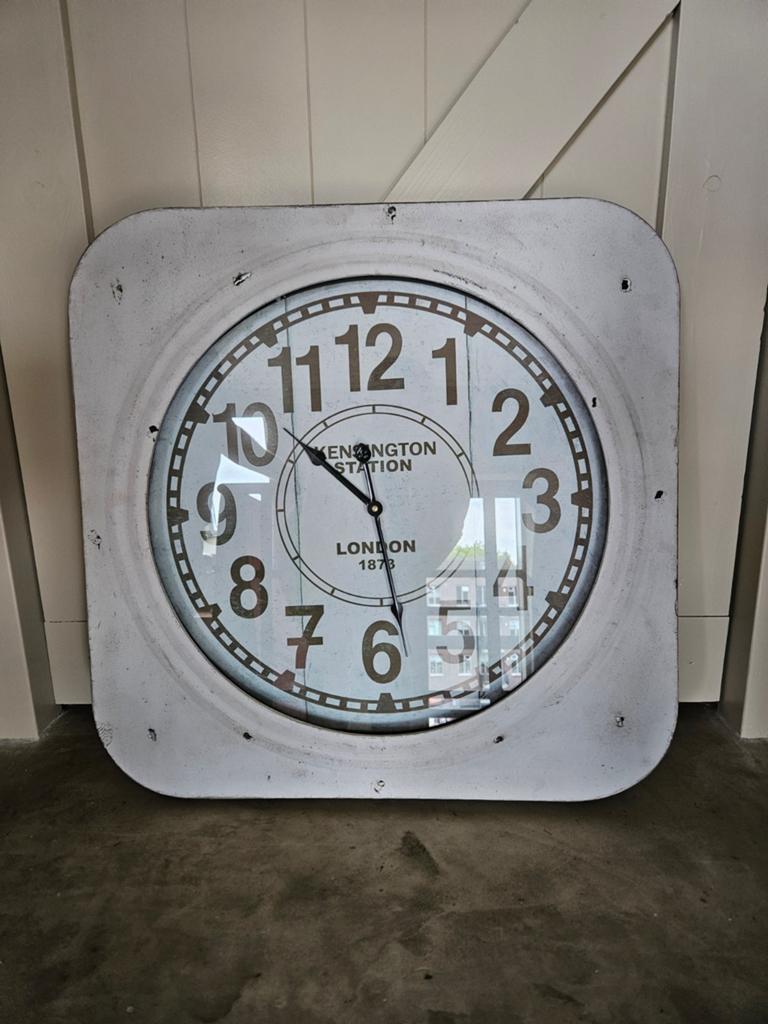 Industriële wandklok, Huis en Inrichting, Ophalen, Wandklok
