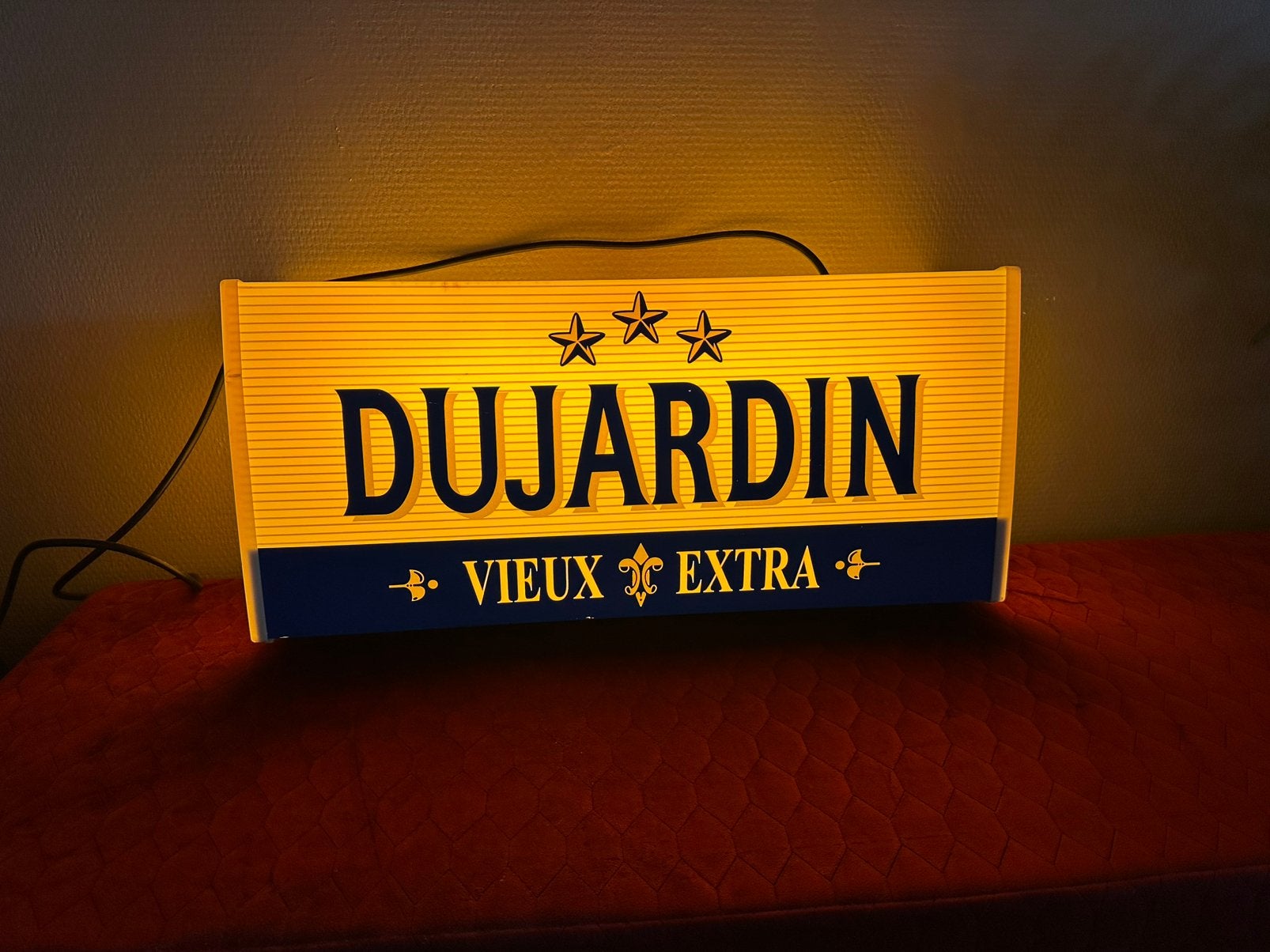 Dujardin lichtbak reclame, Ophalen of Verzenden