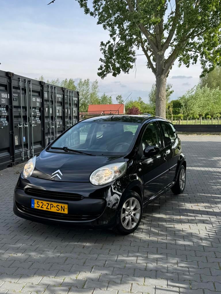 Citroën C1 1.0 5-DRS Sensodrive 2008 Zwart, 4 stoelen, C1, Origineel Nederlands, Particulier